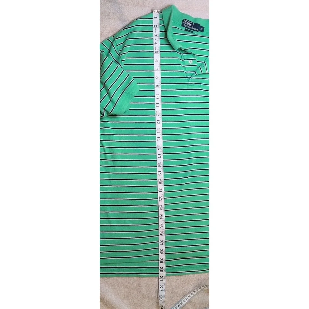 Polo Ralph Lauren Men's Golf Polo Classic Logo Green Cotton Size XL